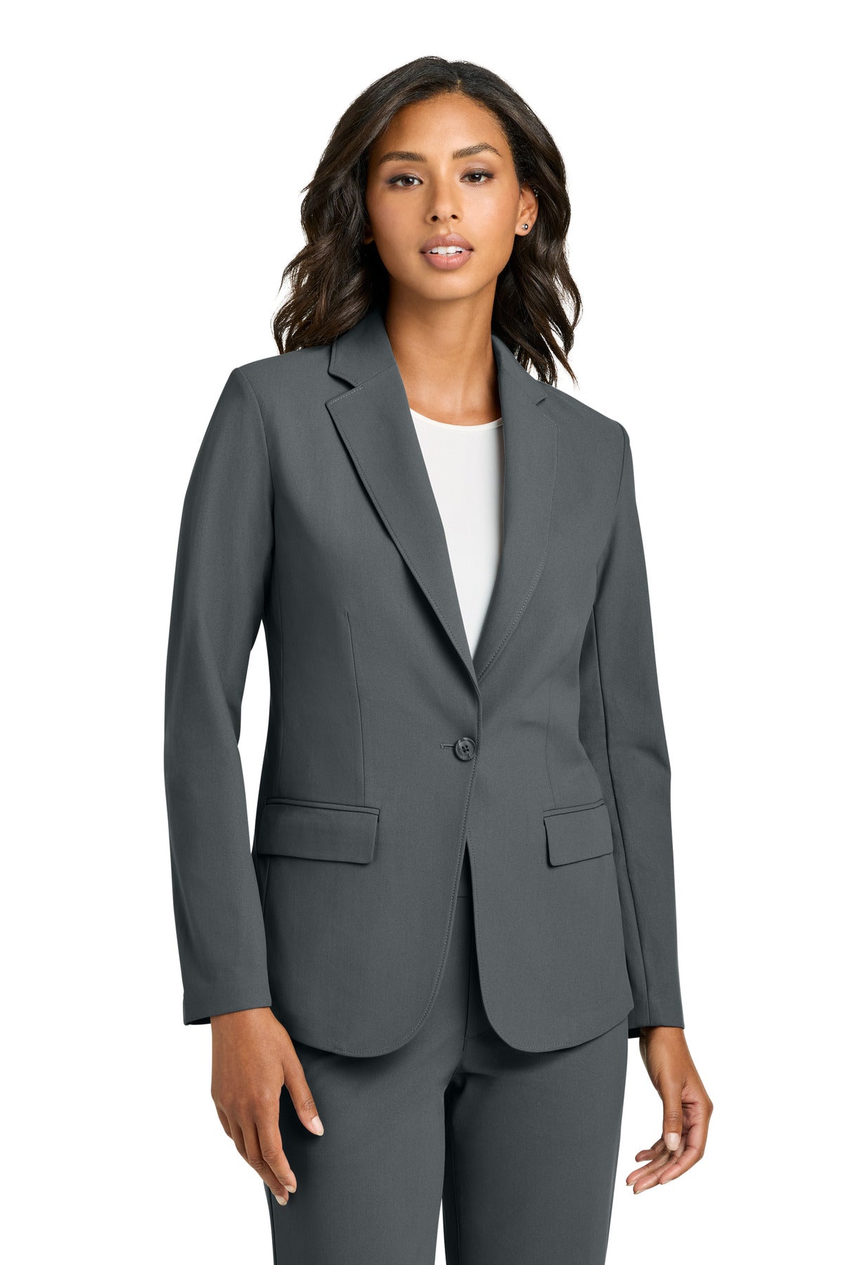 StormGrey Mercer+Mettle Women's Capital Tech Blazer MM3033