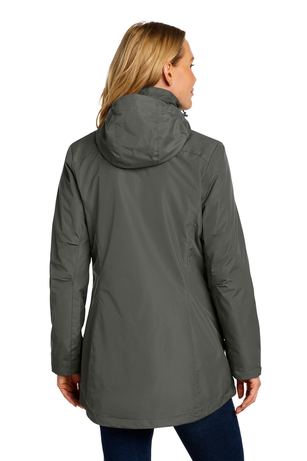 StormGrey Port Authority Women's All-Weather 3-in-1 Jacket L123