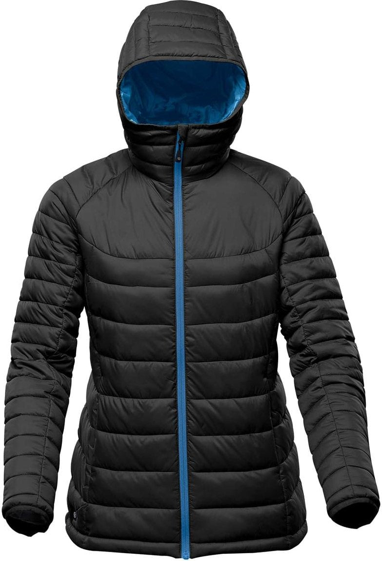 Stormtech Afp-2wle Women’s Stavanger Thermal Jacket - Black Azure Blue - Ladies Xs