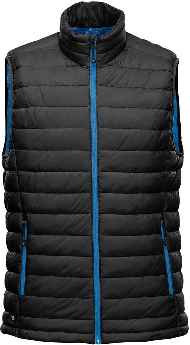 Stormtech Afv-1le Men’s Stavanger Thermal Vest - Black Azure Blue - Adult s