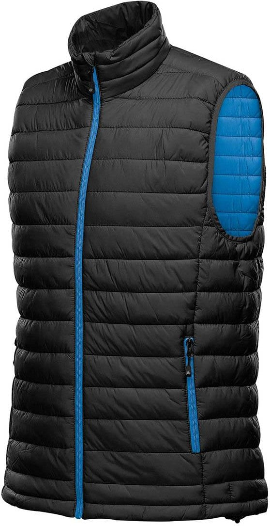 Stormtech Afv-1le Men’s Stavanger Thermal Vest - Black Azure Blue