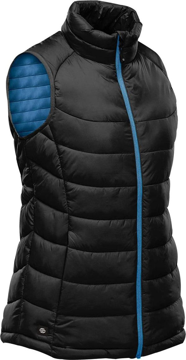 Stormtech Afv-1wle Women’s Stavanger Thermal Vest - Black Azure Blue