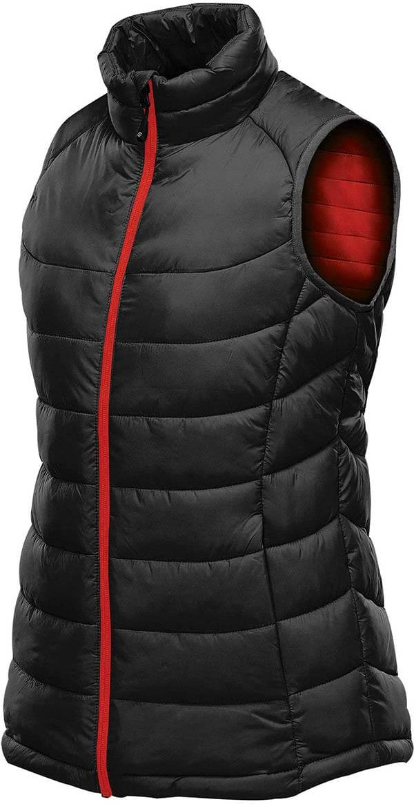 Stormtech Afv-1wle Women’s Stavanger Thermal Vest - Black Bright Red