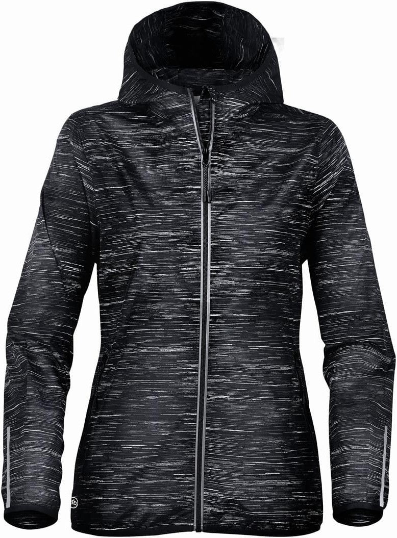 Stormtech Apj-2w Women’s Ozone Lightweight Shell - Carbon Mix / Ladies Xs
