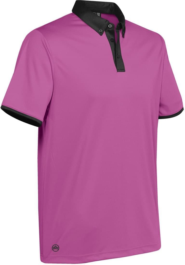 Stormtech Bcp-1 Men’s Rhodes Button Collar Polo - Lilac Black