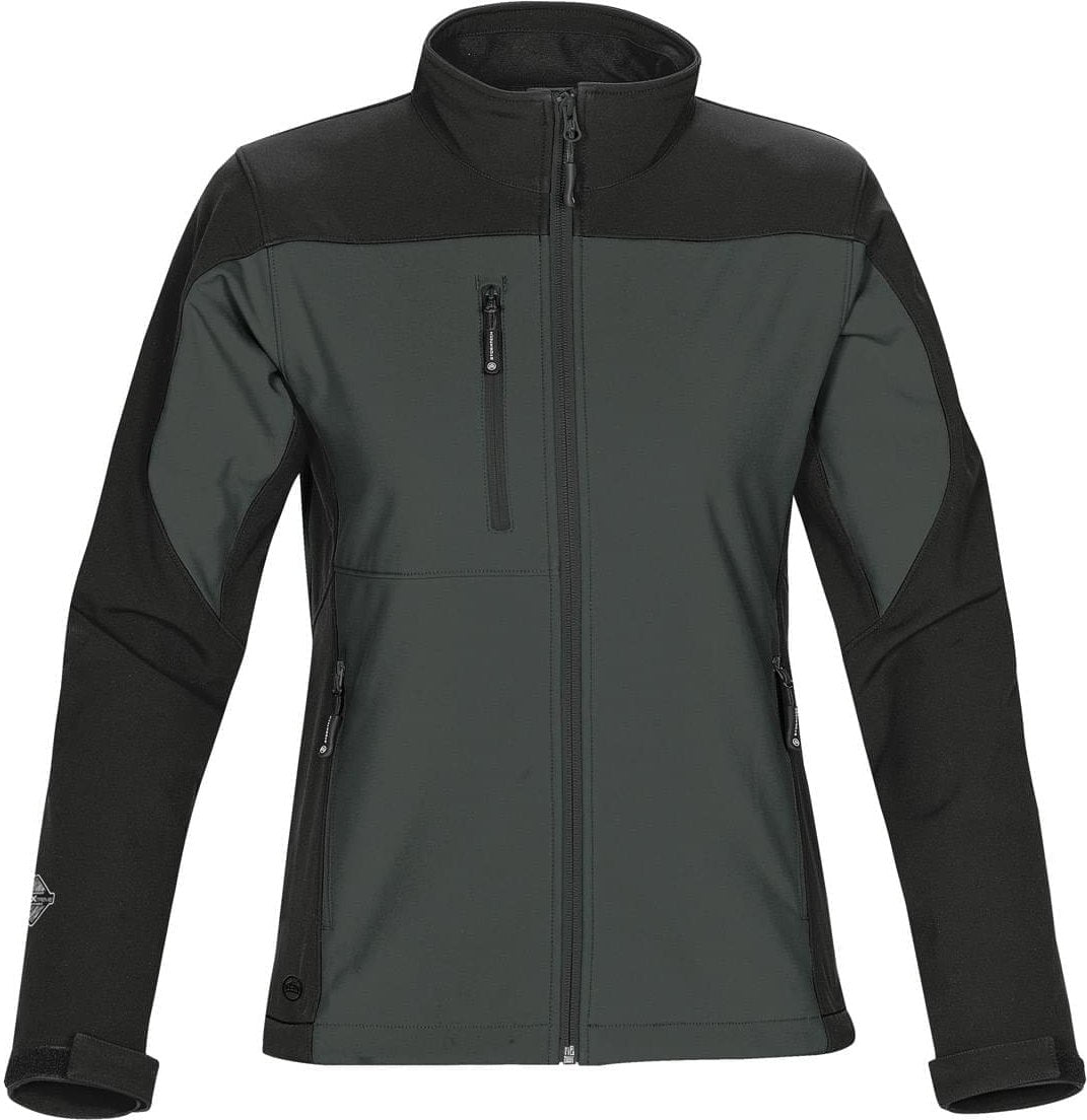 Stormtech Bhs-2w Women’s Edge Softshell - Graphite Black - Ladies Xs