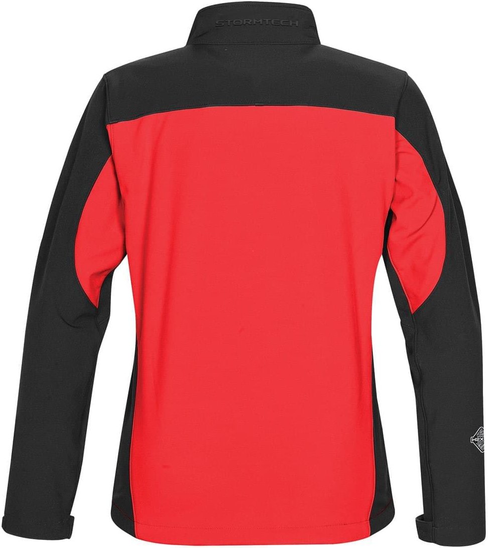 Stormtech Bhs-2w Women’s Edge Softshell - Stadium Red - Black