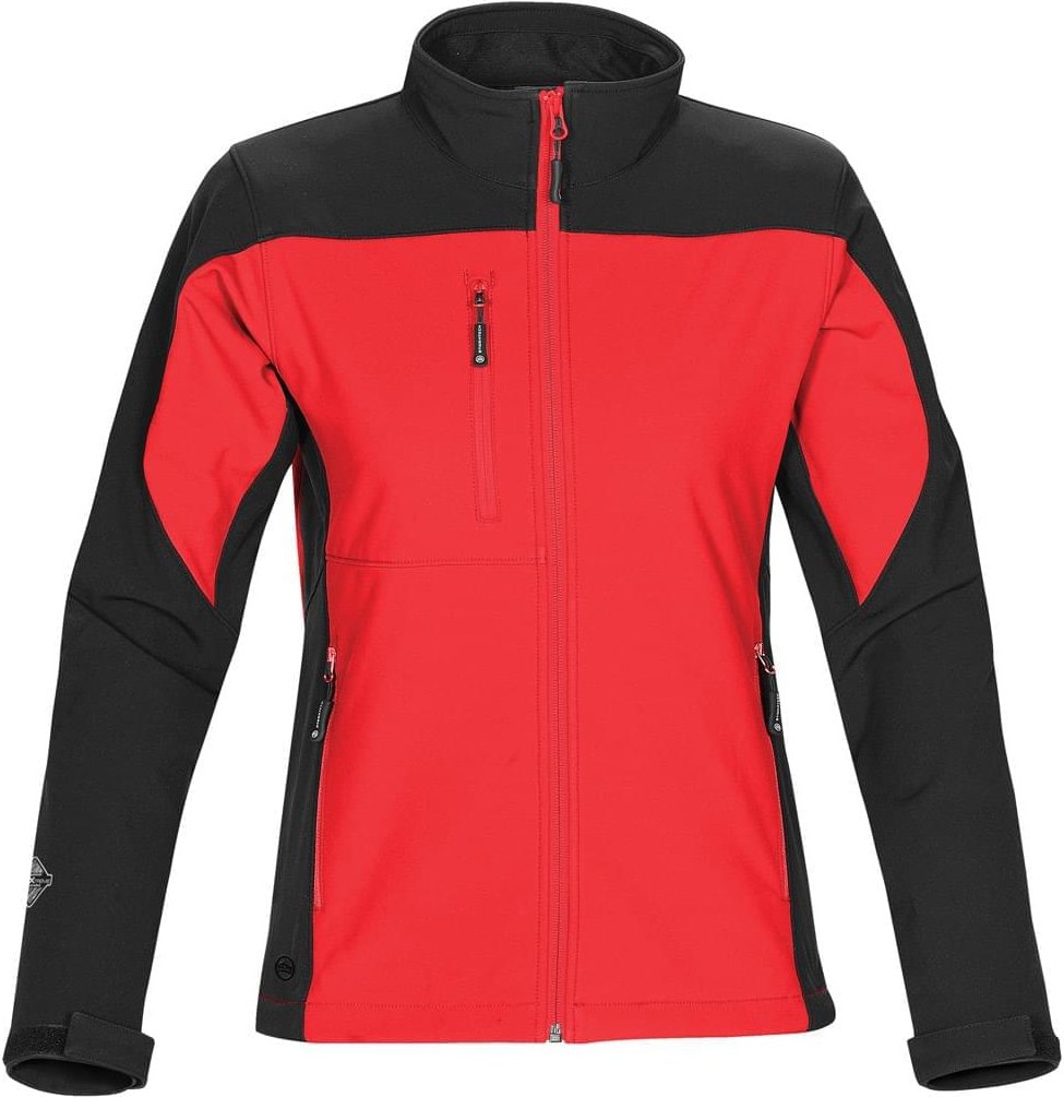 Stormtech Bhs-2w Women’s Edge Softshell - Stadium Red - Black - Ladies Xs