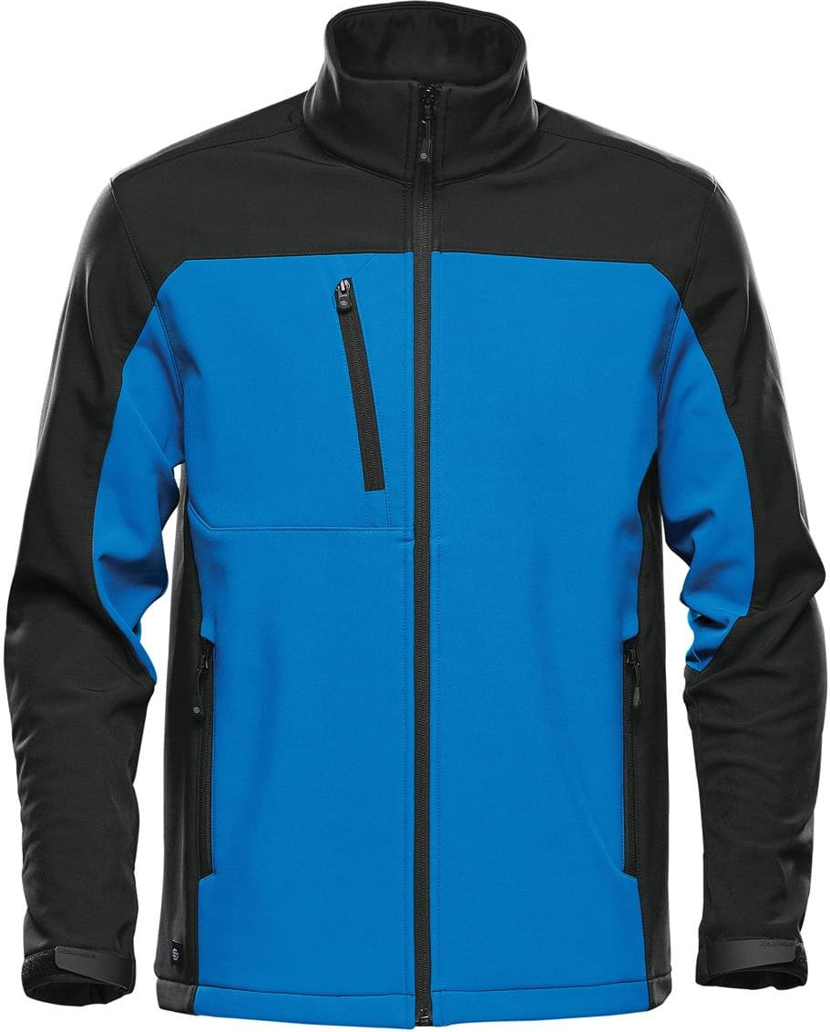 Stormtech Bhs-3 Men’s Cascades Softshell - Azure Blue Black - Adult s