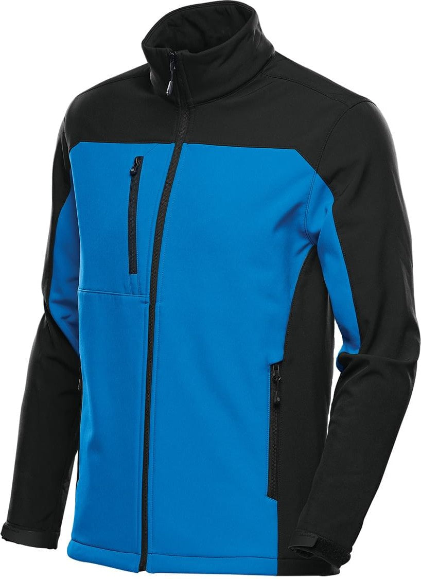 Stormtech Bhs-3 Men’s Cascades Softshell - Azure Blue Black