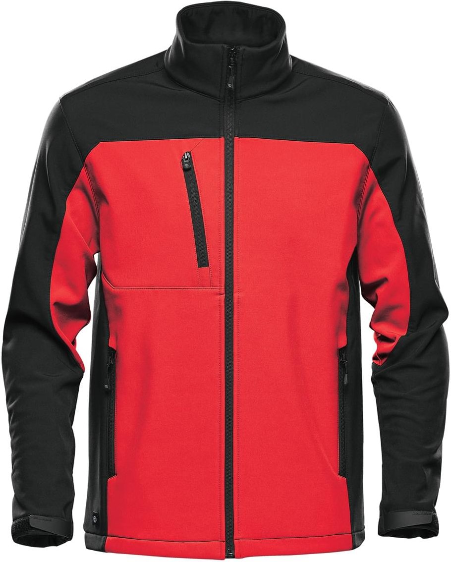 Stormtech Bhs-3 Men’s Cascades Softshell - Bright Red Black - Adult s