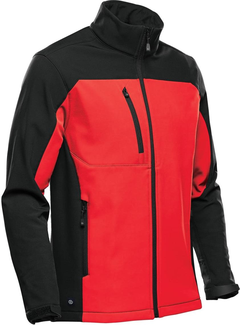 Stormtech Bhs-3 Men’s Cascades Softshell - Bright Red Black
