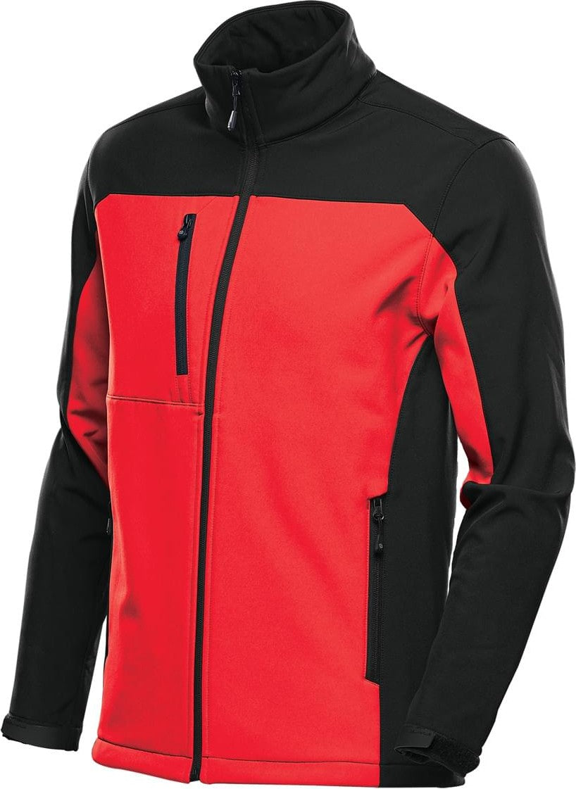 Stormtech Bhs-3 Men’s Cascades Softshell - Bright Red Black