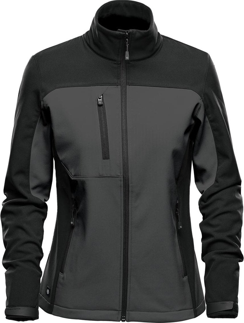 Stormtech Bhs-3w Women’s Cascades Softshell - Dolphin Black - Ladies Xs