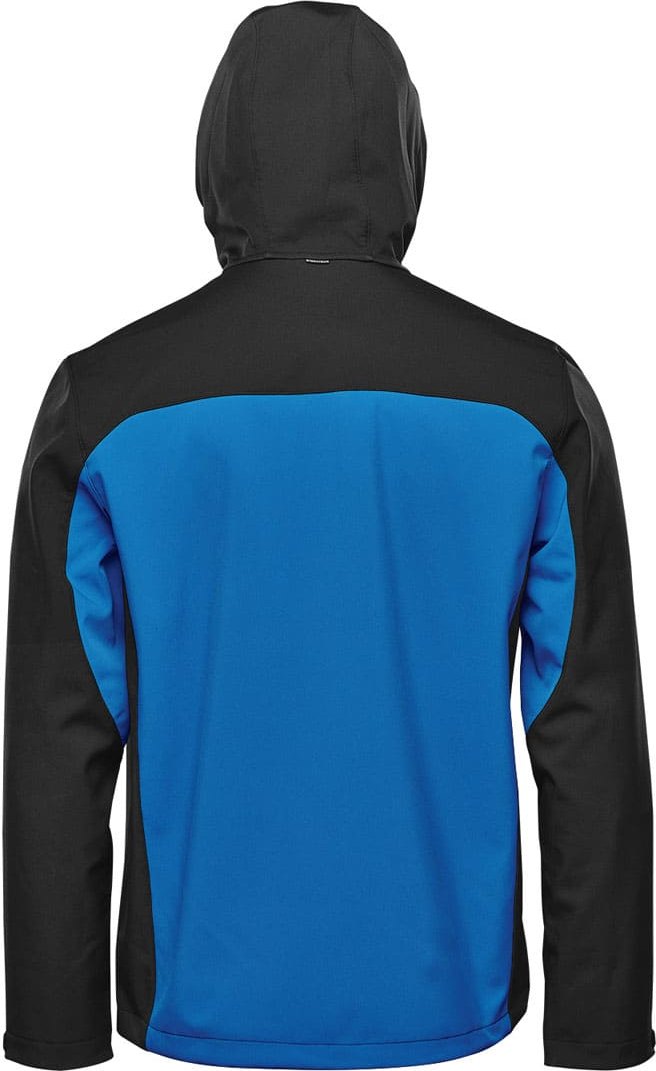 Stormtech Bhs-4 Men’s Cascades Softshell Hoody - Azure Blue Black