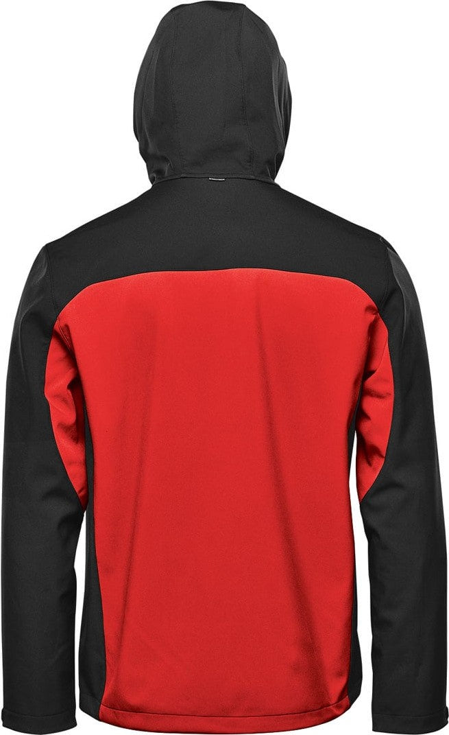 Stormtech Bhs-4 Men’s Cascades Softshell Hoody - Bright Red Black