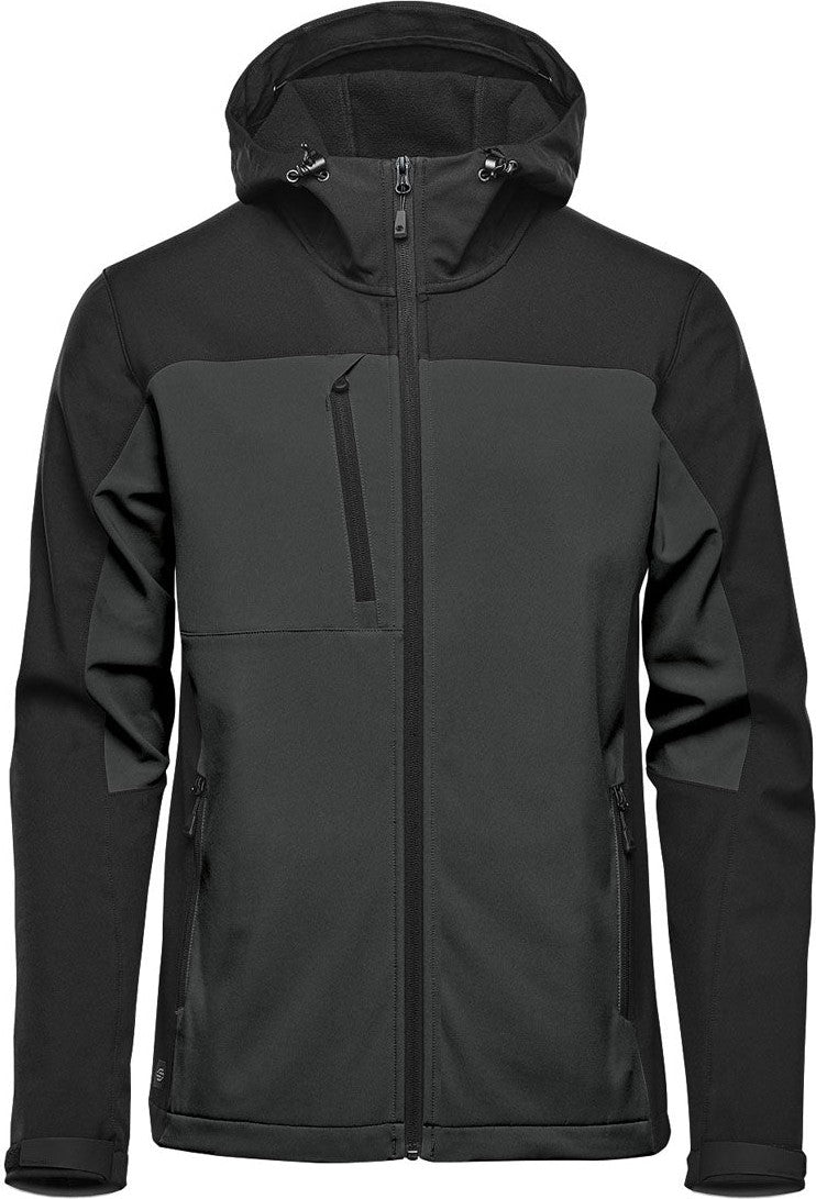Stormtech Bhs-4 Men’s Cascades Softshell Hoody - Dolphin Black - Adult s
