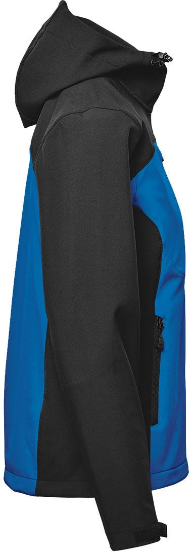 Stormtech Bhs-4w Women’s Cascades Softshell Hoody - Azure Blue Black