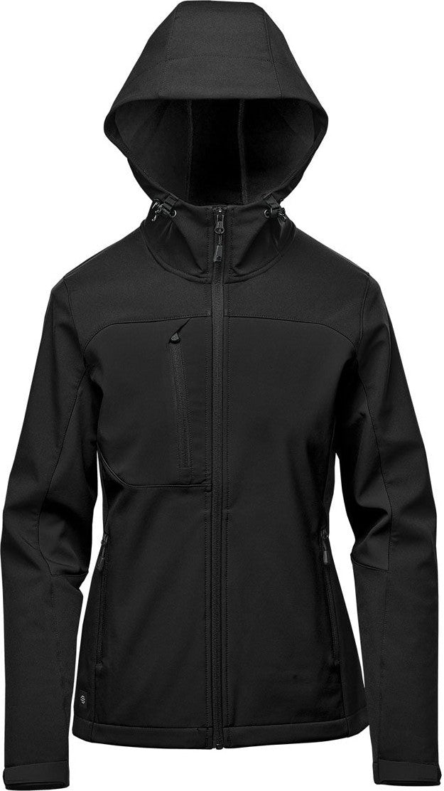 Stormtech Bhs-4w Women’s Cascades Softshell Hoody - Black - Black - Xs / Womens