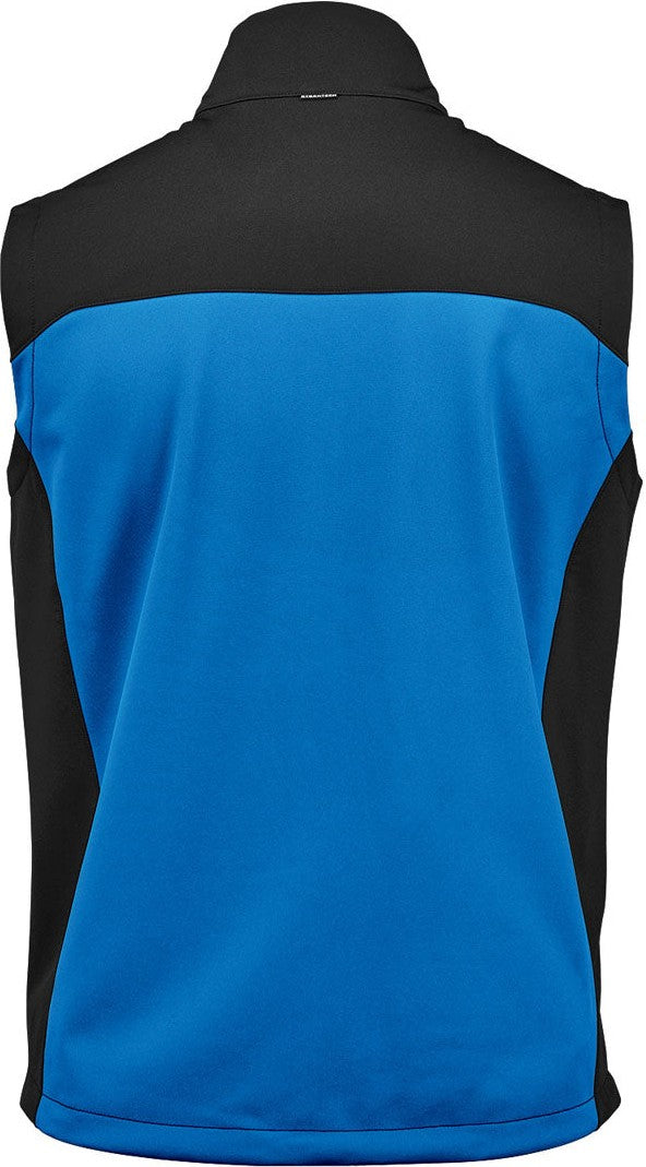 Stormtech Bhv-3 Men’s Cascades Softshell Vest - Azure Blue Black - Adult s