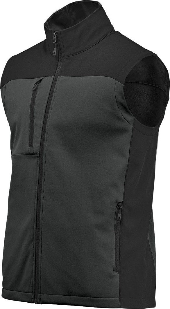 Stormtech Bhv-3 Men’s Cascades Softshell Vest - Dolphin Black