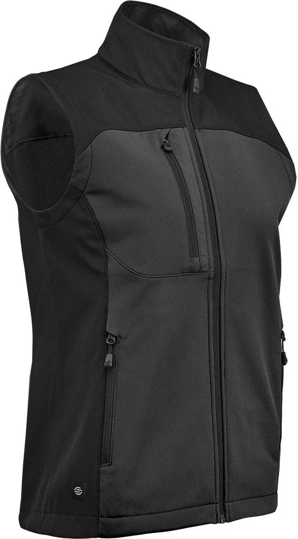 Stormtech Bhv-3w Women’s Cascades Softshell Vest - Dolphin Black