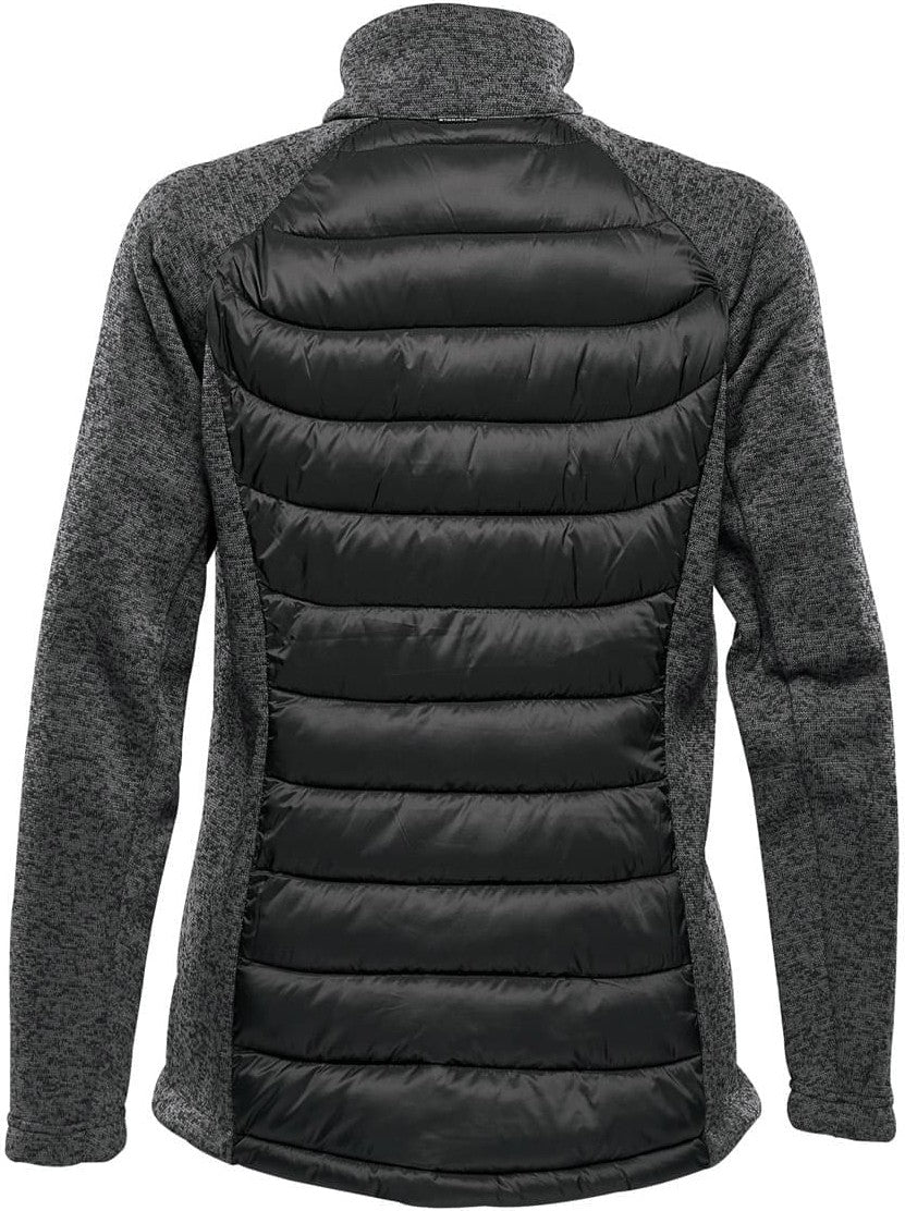 Stormtech Brx-1w Women’s Narvik Hybrid Jacket - Black Dolphin Heather - Ladies Xs