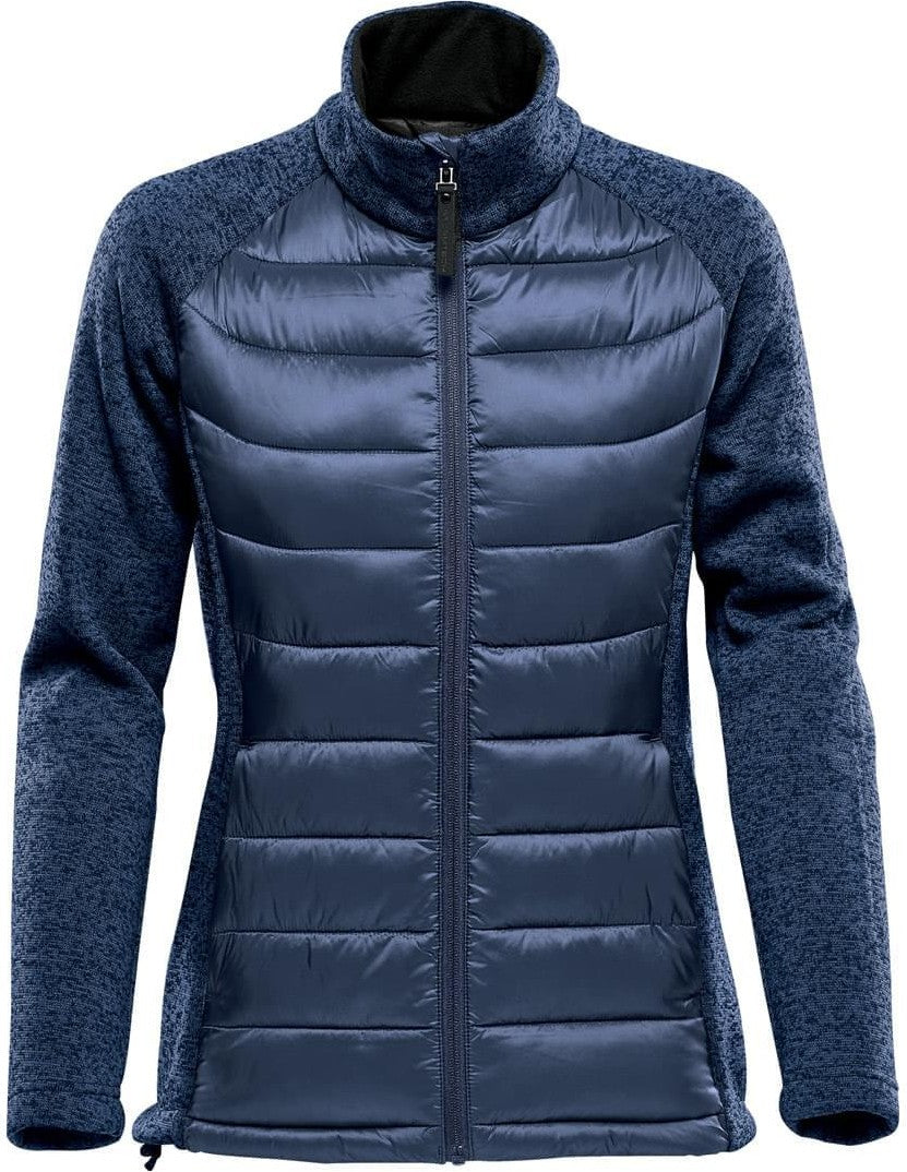 Stormtech Brx-1w Women’s Narvik Hybrid Jacket - Indigo Heather - Ladies Xs