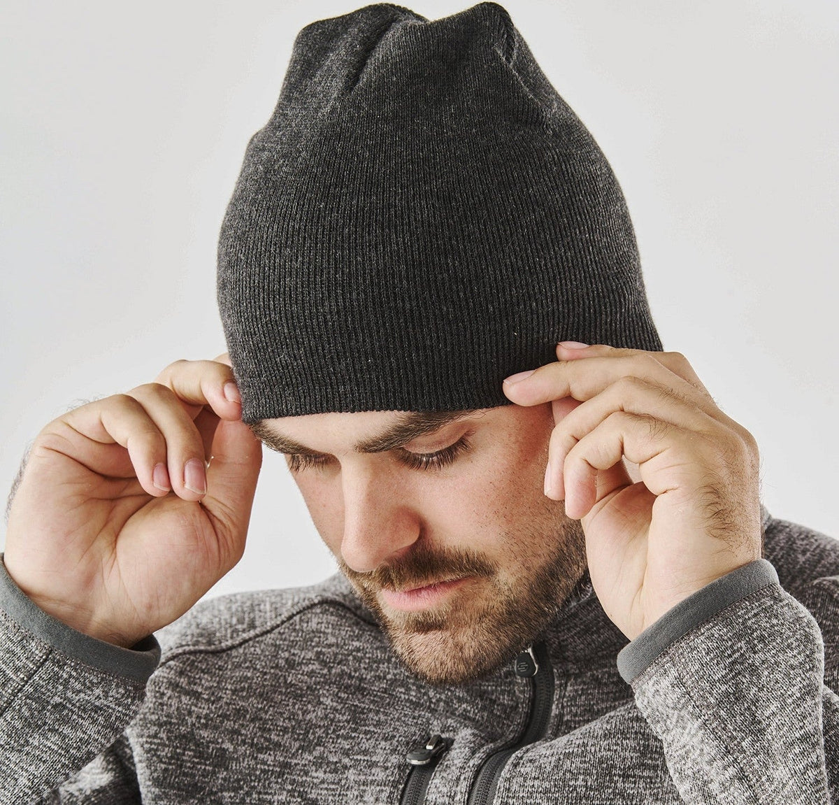Stormtech Btc-2 Avalante Knit Beanie - Charcoal Heather - one Size Fits Most