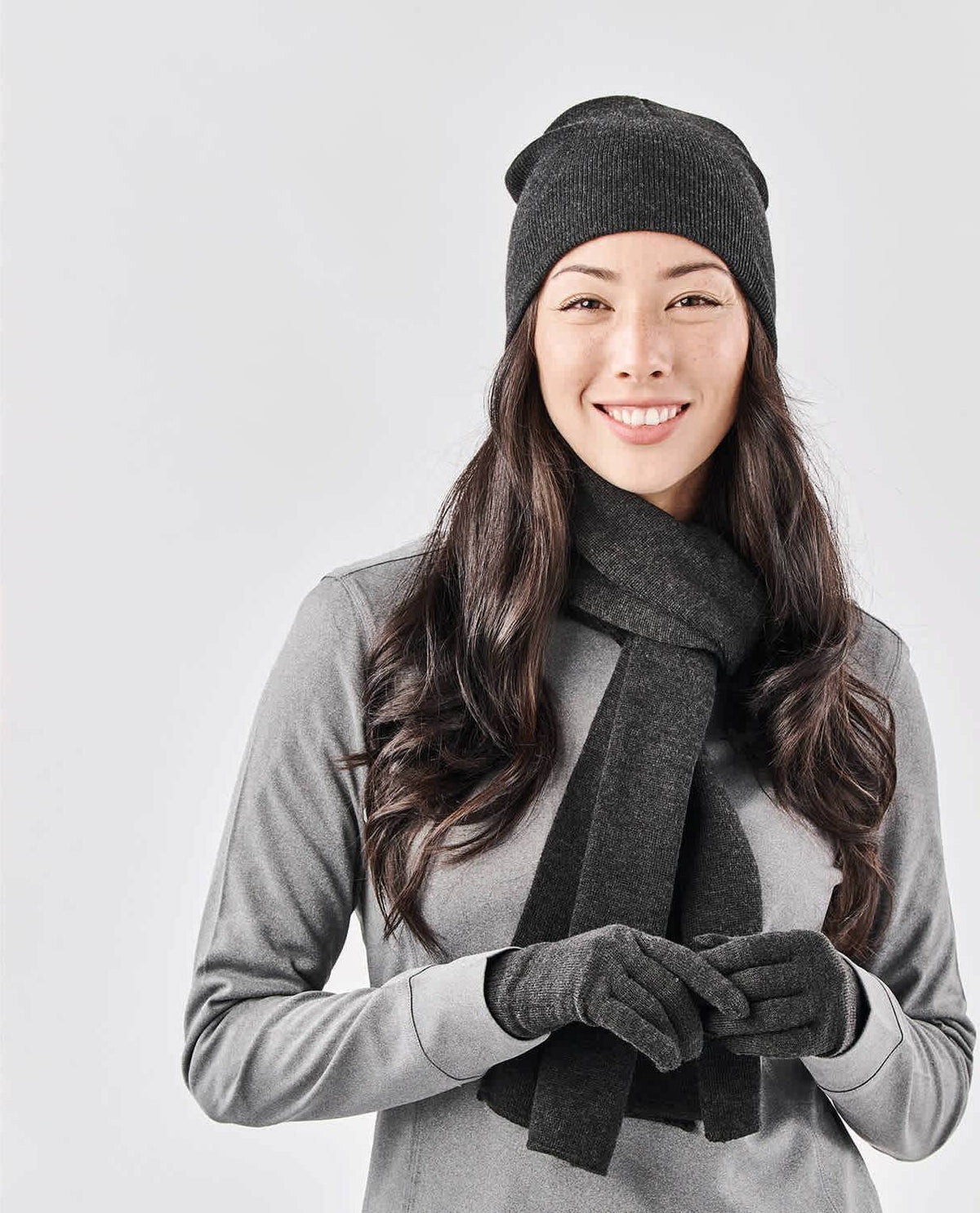 Stormtech Btc-2 Avalante Knit Beanie - Charcoal Heather - one Size Fits Most