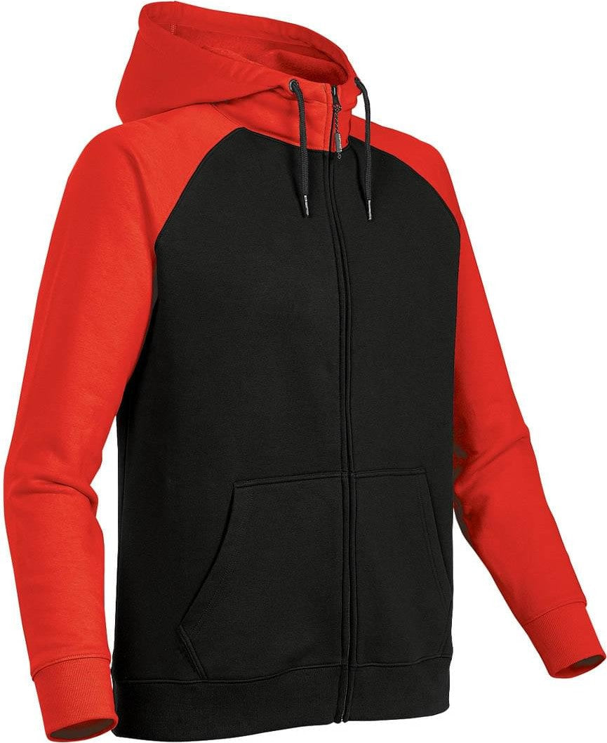 Stormtech Cfz-5 Men’s Omega Zip Hoody - Black Bright Red