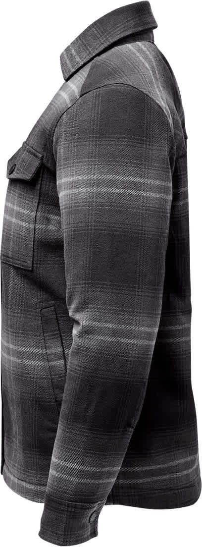 Stormtech Cjk-1w Women’s Highland Sherpa Lined Plaid Jacket - Carbon Black