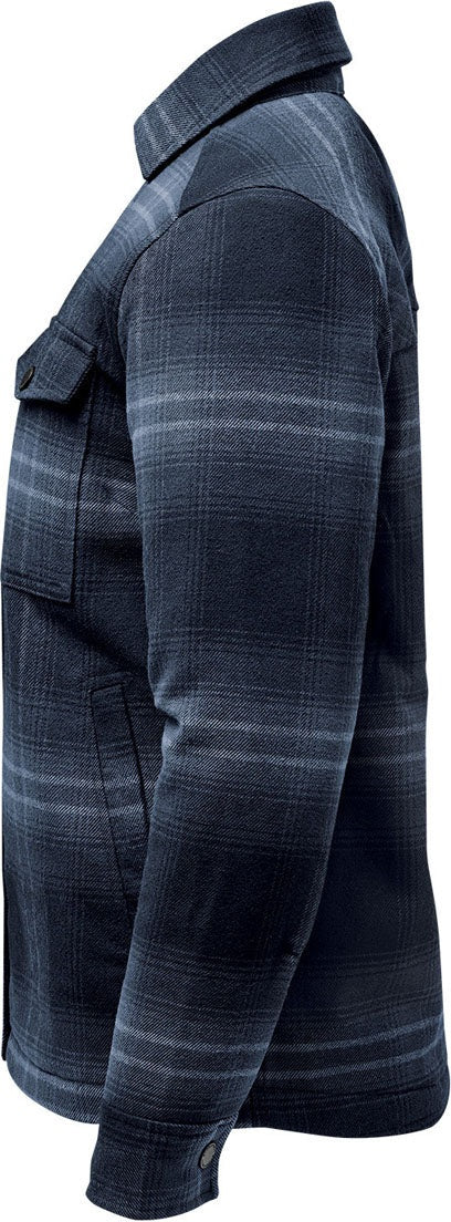 Stormtech Cjk-1w Women’s Highland Sherpa Lined Plaid Jacket - Midnight Dusk