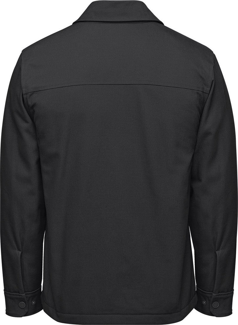 Stormtech Cjk-2m Men’s Oxide Sherpa Lined Canvas Jacket - Black