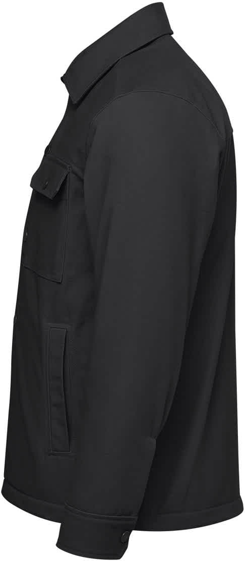 Stormtech Cjk-2m Men’s Oxide Sherpa Lined Canvas Jacket - Black