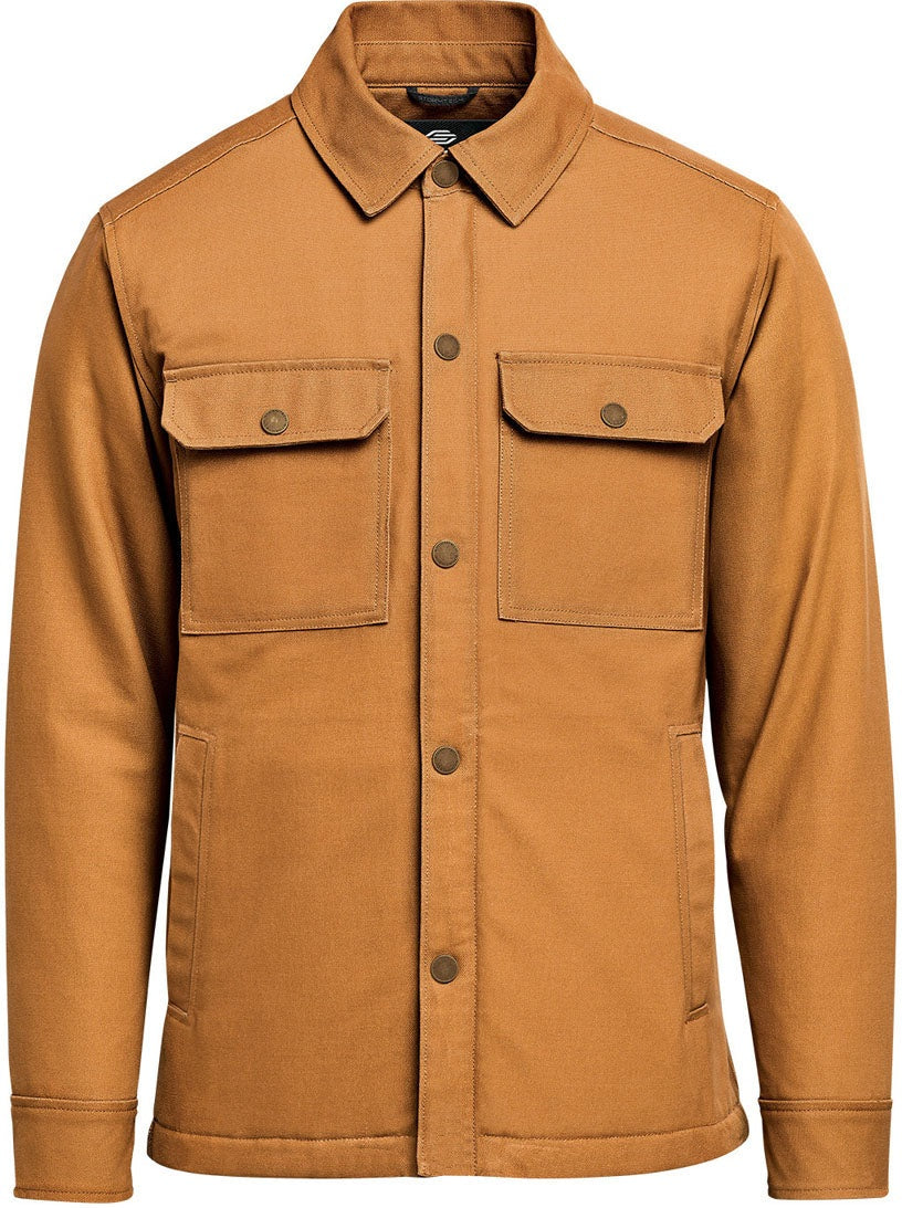 Stormtech Cjk-2m Men’s Oxide Sherpa Lined Canvas Jacket - Camel - Adult s
