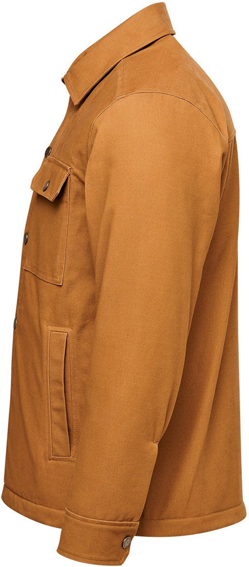 Stormtech Cjk-2m Men’s Oxide Sherpa Lined Canvas Jacket - Camel