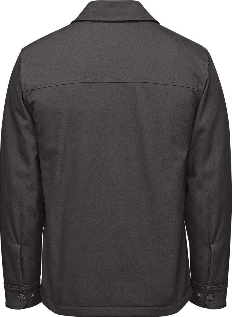Stormtech Cjk-2m Men’s Oxide Sherpa Lined Canvas Jacket - Granite