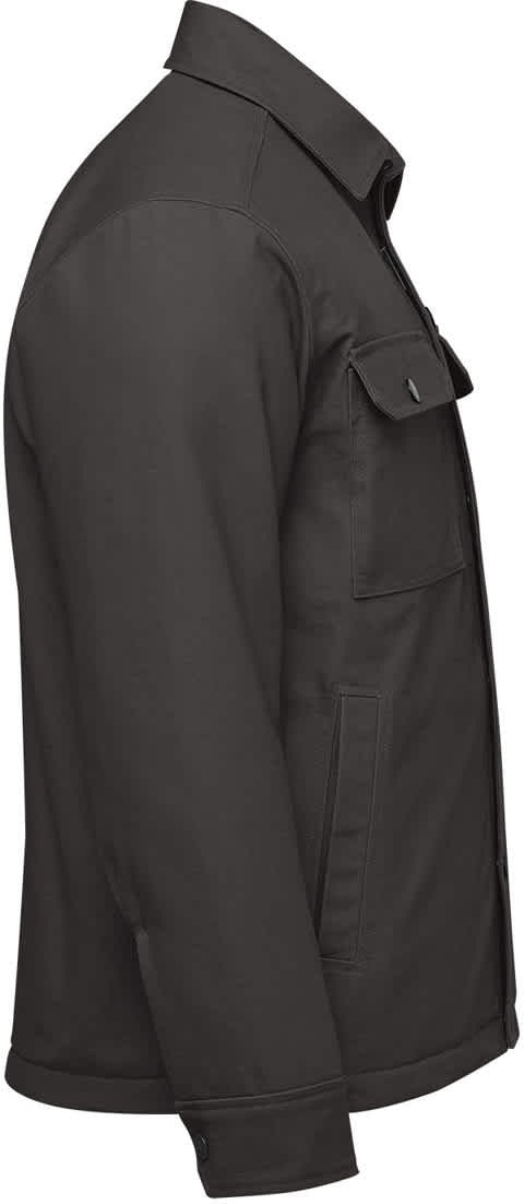 Stormtech Cjk-2m Men’s Oxide Sherpa Lined Canvas Jacket - Granite