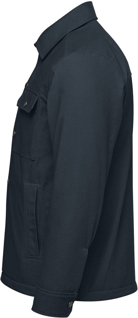 Stormtech Cjk-2m Men’s Oxide Sherpa Lined Canvas Jacket - Navy