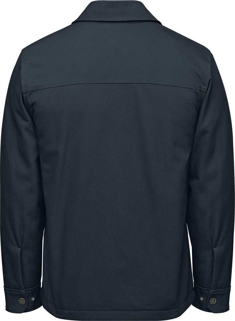Stormtech Cjk-2m Men’s Oxide Sherpa Lined Canvas Jacket - Navy