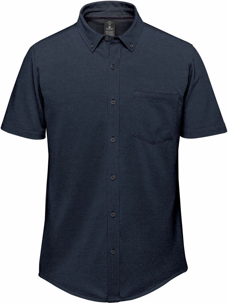 Stormtech Ckn-1m Men’s Sonora S/s Knit Shirt - Navy - Adult s