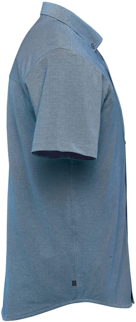 Stormtech Ckn-1m Men’s Sonora S/s Knit Shirt - Retro Blue
