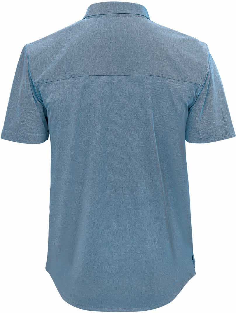 Stormtech Ckn-1m Men’s Sonora S/s Knit Shirt - Retro Blue - Retro Blue / s / Mens