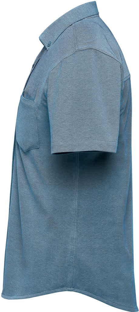 Stormtech Ckn-1m Men’s Sonora S/s Knit Shirt - Retro Blue