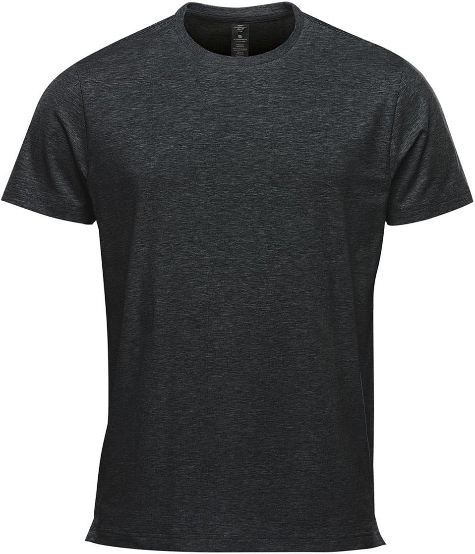 Stormtech Cpf-1 Men’s Montebello Performance Short Sleeve Tee - Charcoal Heather - Adult 2xs