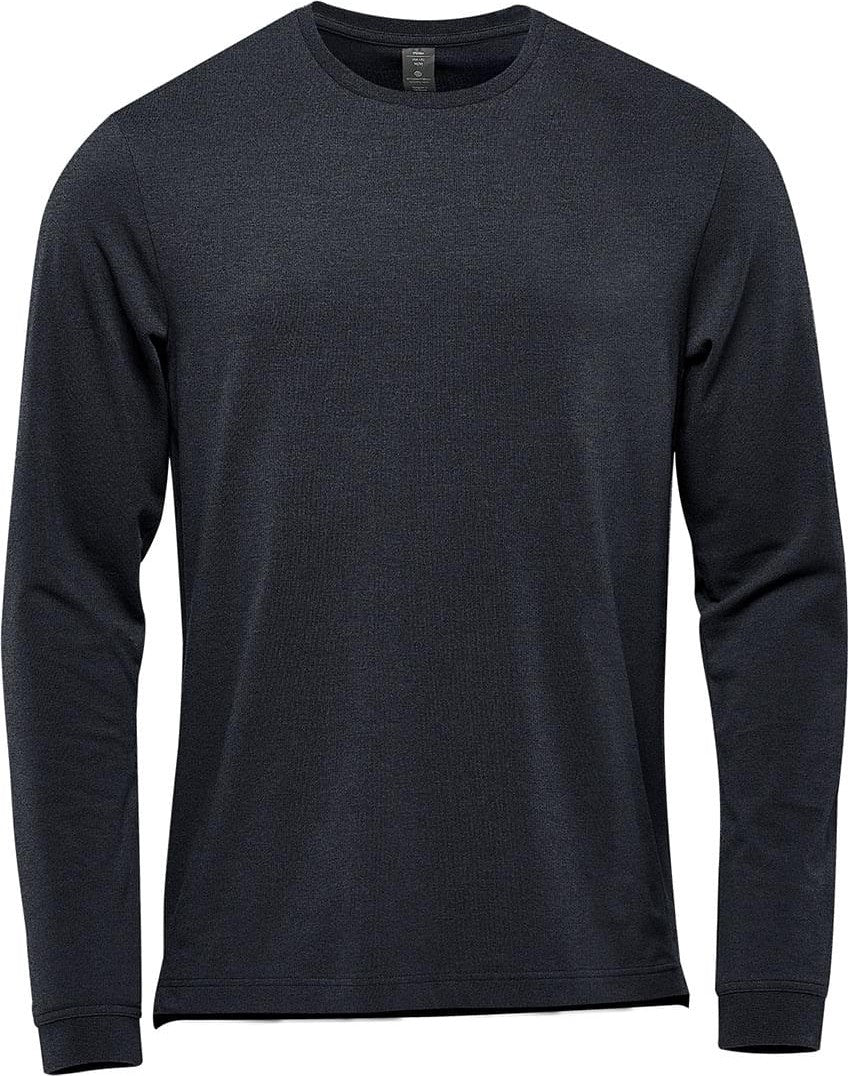 Stormtech Cpf-2 Men’s Montebello Performance Long Sleeve Tee - Charcoal Heather - Adult 2xs