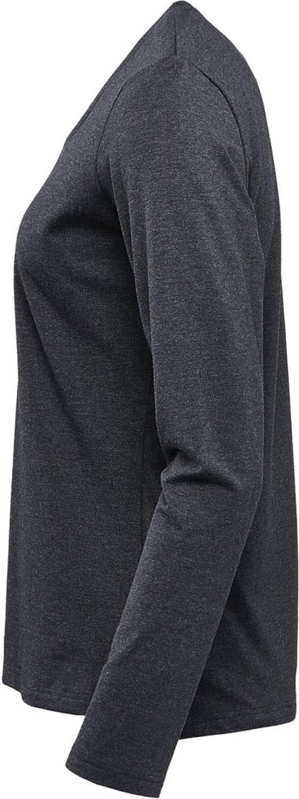 Stormtech Cpf-2w Women’s Montebello Performance Long Sleeve Tee - Charcoal Heather
