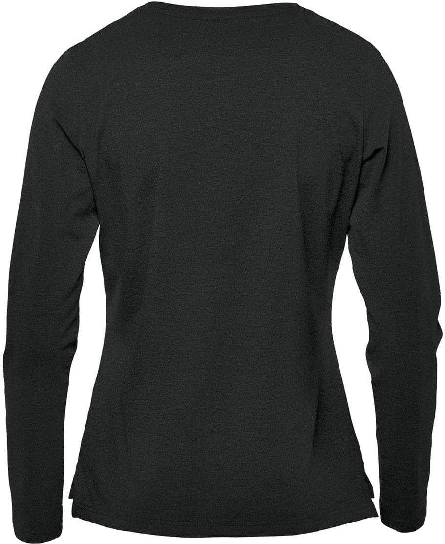 Stormtech Cpf-2w Women’s Montebello Performance Long Sleeve Tee - Black - Ladies Xs