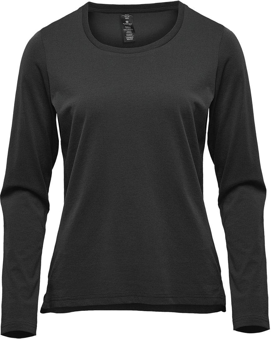 Stormtech Cpm-2w Women’s Equinox Long Sleeve Tee - Black - Ladies Xs